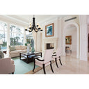 Z-Lite Willow Matte Black 9 Light Chandelier image 5