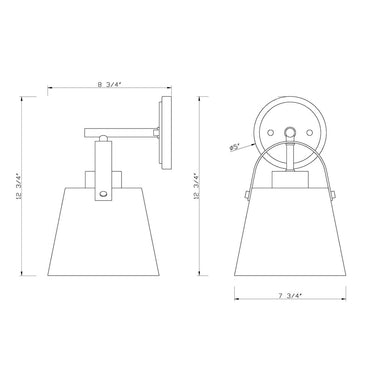 Z-Lite Z-Studio 1 Light Wall Sconce image 14