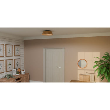 Zahara 3 Light Flush Mount in Matte Black 3