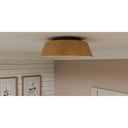 Zahara 3 Light Flush Mount in Matte Black 4