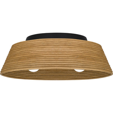 Zahara 3 Light Flush Mount in Matte Black 1