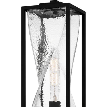 Zarah 1 Light Outdoor Post in Matte Black 2