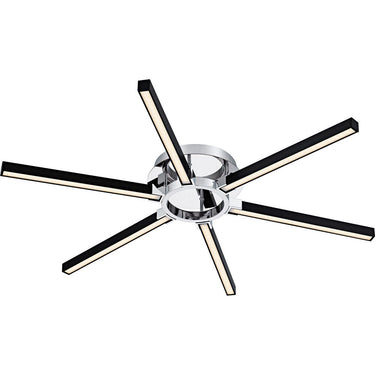 Zealand Semi-Flush Mount in Polished Chrome 6