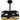 Zito 3 Light Fandelier in Matte Black 1